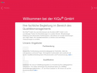 kiqu.gmbh Webseite Vorschau