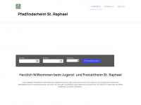 pfadfinderheim-st-raphael.de Webseite Vorschau