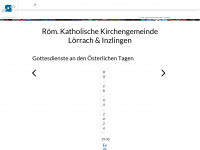 kath-kirche-loerrach.de Webseite Vorschau