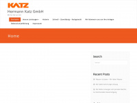 katz-gmbh.de Webseite Vorschau