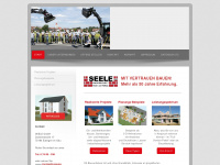 seele-bau.de Webseite Vorschau