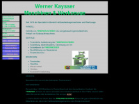 kaysser.com Webseite Vorschau