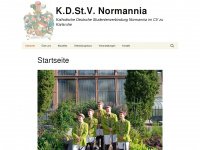 kdstv-normannia.de Webseite Vorschau