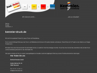 kemmler-druck.de Webseite Vorschau