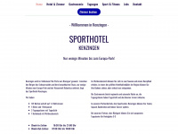sporthotel-kenzingen.de Webseite Vorschau