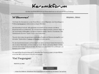 keramikforum.info Webseite Vorschau
