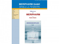 meripharm.de Webseite Vorschau