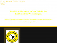 kickboxschule-wutoeschingen.de Webseite Vorschau