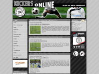 kickers-buechig.de Webseite Vorschau