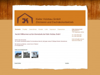 kiefer-holzbau.de Webseite Vorschau