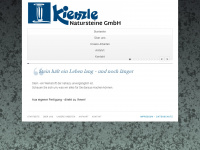 kienzle-natursteine.de Webseite Vorschau