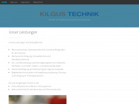 kilgus-technik.de Webseite Vorschau