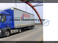 kilthau-transporte.de Webseite Vorschau
