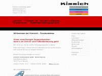 kimmich-fussbodenbau.de Webseite Vorschau
