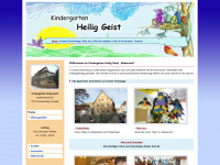 kindergarten-heilig-geist.de Webseite Vorschau