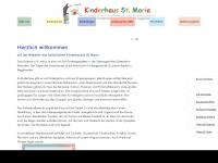 kinderhaus-st-maria.de Webseite Vorschau