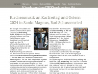 kirchenchor-bad-schussenried.de Webseite Vorschau