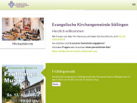 ev-kirche-soellingen.de Webseite Vorschau