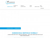 hundeschule-schmalz.de Webseite Vorschau