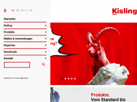 kisling.com Webseite Vorschau