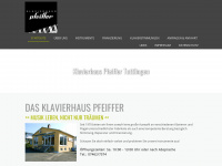 klavierhaus-pfeiffer.de Webseite Vorschau