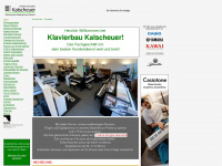 klavierbau-kalscheuer.de Webseite Vorschau