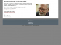 klavier-strecker.de Webseite Vorschau