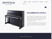 hupfeld-pianos.de Webseite Vorschau
