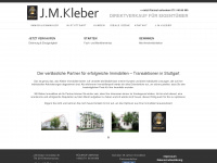 kleber-immobilien.de Webseite Vorschau