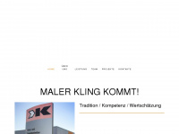kling-maler.de Webseite Vorschau