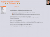 klopsch-guentner.de Webseite Vorschau