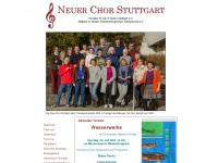 neuerchor-stuttgart.de Webseite Vorschau