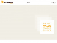 klumpp-coatings.de Webseite Vorschau
