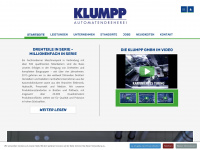 klumpp-gmbh.de Webseite Vorschau