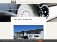km-gmbh.com Webseite Vorschau