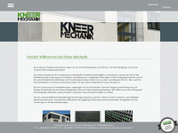 kneer-mechanik.de Webseite Vorschau