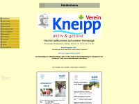 kneipp-heidenheim.de Webseite Vorschau