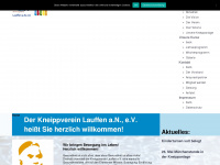 kneippverein-lauffen.de Webseite Vorschau