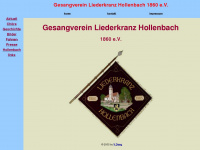 liederkranz-hollenbach.de Webseite Vorschau