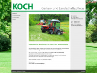 koch-gartenpflege.de Webseite Vorschau