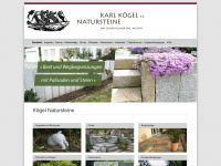 koegel-natursteine.de Webseite Vorschau