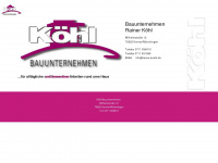 koehl-umbau.de Webseite Vorschau
