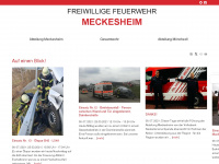 feuerwehr-meckesheim.de Webseite Vorschau