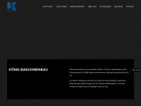 koenig-maschinenbau.de Webseite Vorschau