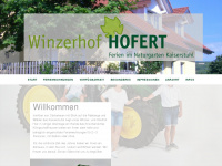 winzerhof-hofert.de Webseite Vorschau