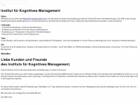 kognitives-management.de Webseite Vorschau