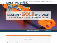 kolb-hydraulik.de Webseite Vorschau