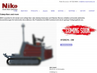 niko-maschinenbau.de Webseite Vorschau