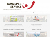 konzeptservice.info Webseite Vorschau