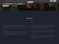 bellaproduktion.de Webseite Vorschau